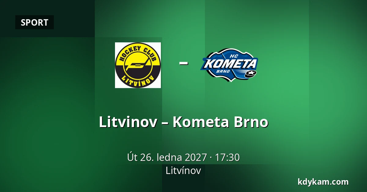 Litvinov – Kometa Brno — Litvínov