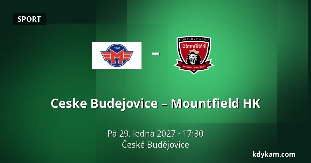 Ceske Budejovice – Mountfield HK — České Budějovice