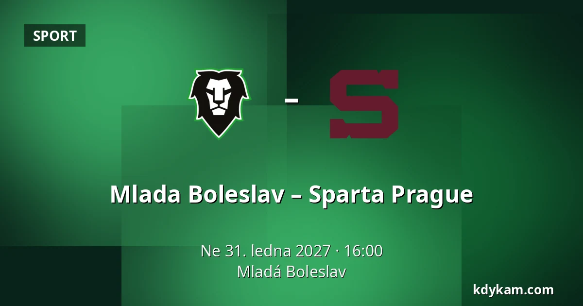 Mlada Boleslav – Sparta Prague — Mladá Boleslav