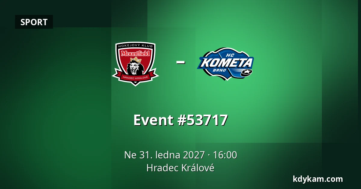 Mountfield HK – Kometa Brno — Hradec Králové