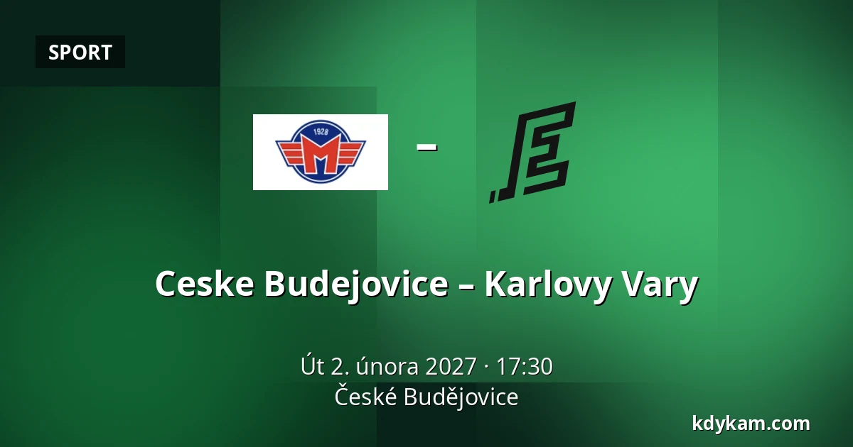 Ceske Budejovice – Karlovy Vary — České Budějovice