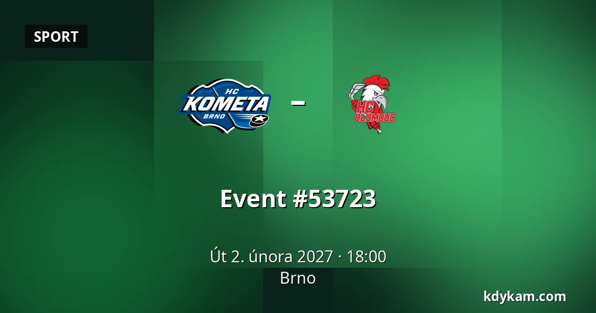 Kometa Brno – Olomouc — Brno