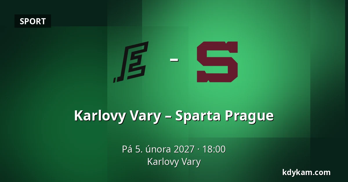 Karlovy Vary – Sparta Prague — Karlovy Vary