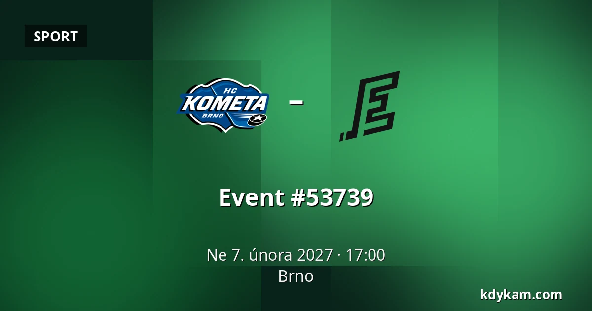 Kometa Brno – Karlovy Vary — Brno