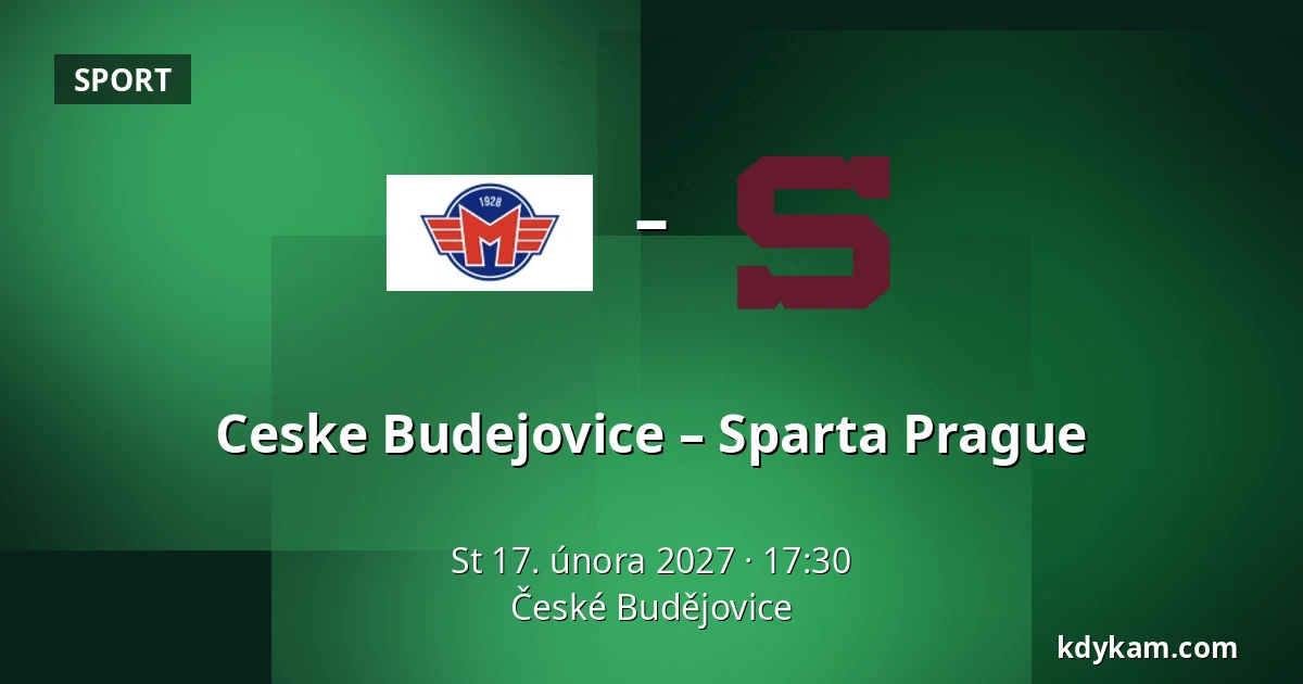 Ceske Budejovice – Sparta Prague — České Budějovice