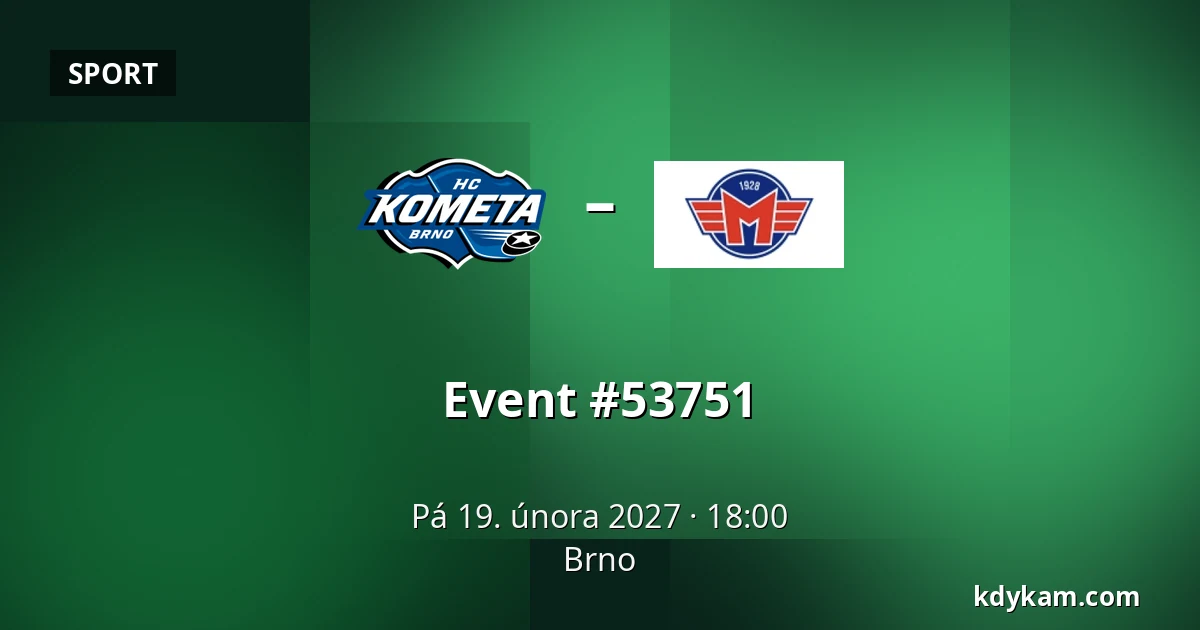 Kometa Brno – Ceske Budejovice — Brno