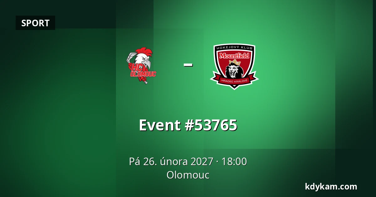 Olomouc – Mountfield HK — Olomouc