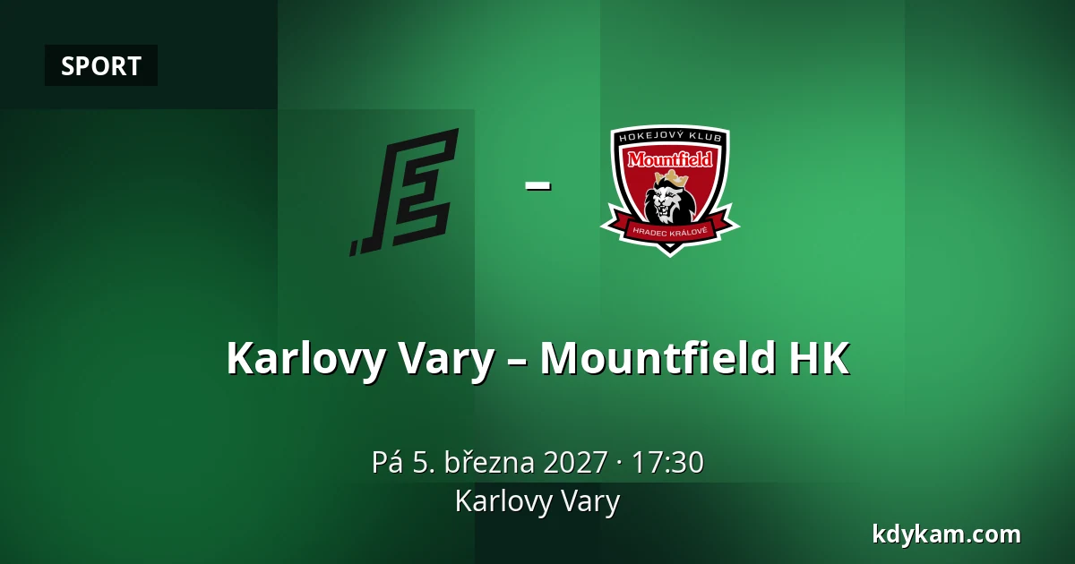 Karlovy Vary – Mountfield HK — Karlovy Vary