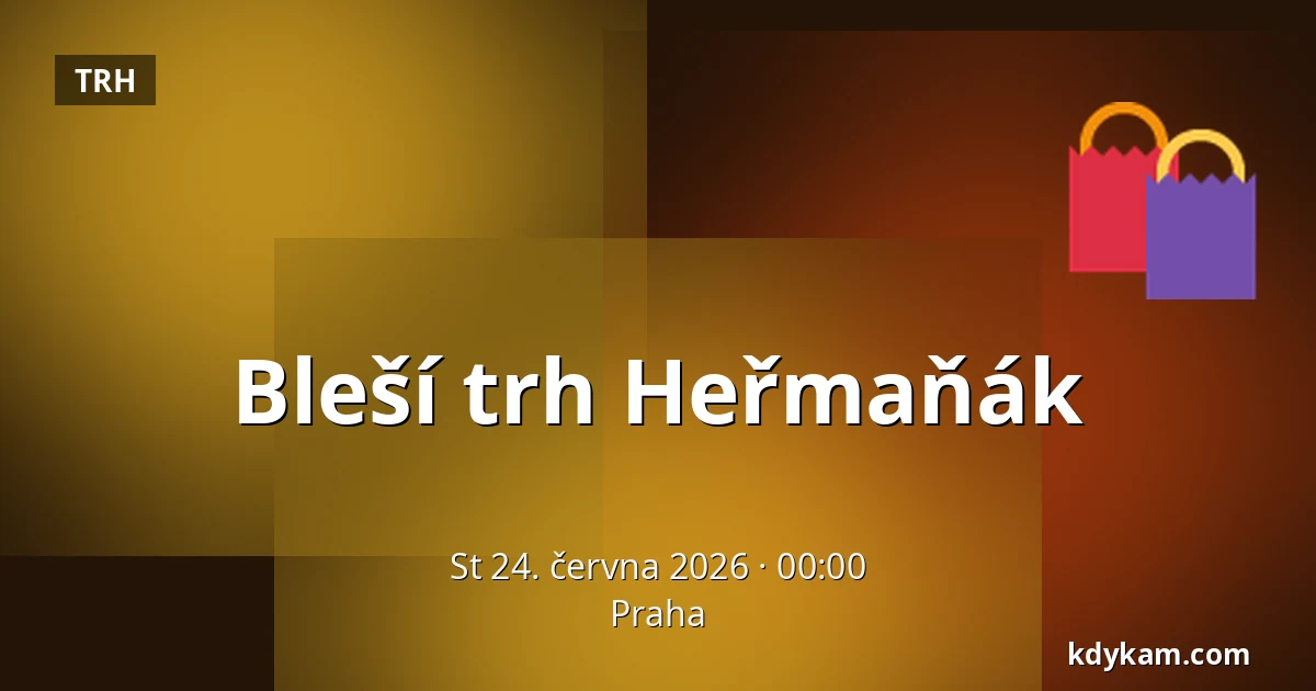 Bleší trh Heřmaňák — Praha