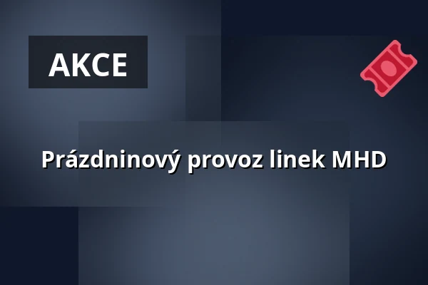 Prázdninový provoz linek MHD — Slatina, Brno