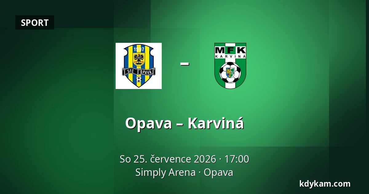 Opava – Karviná — Simply Arena, Opava
