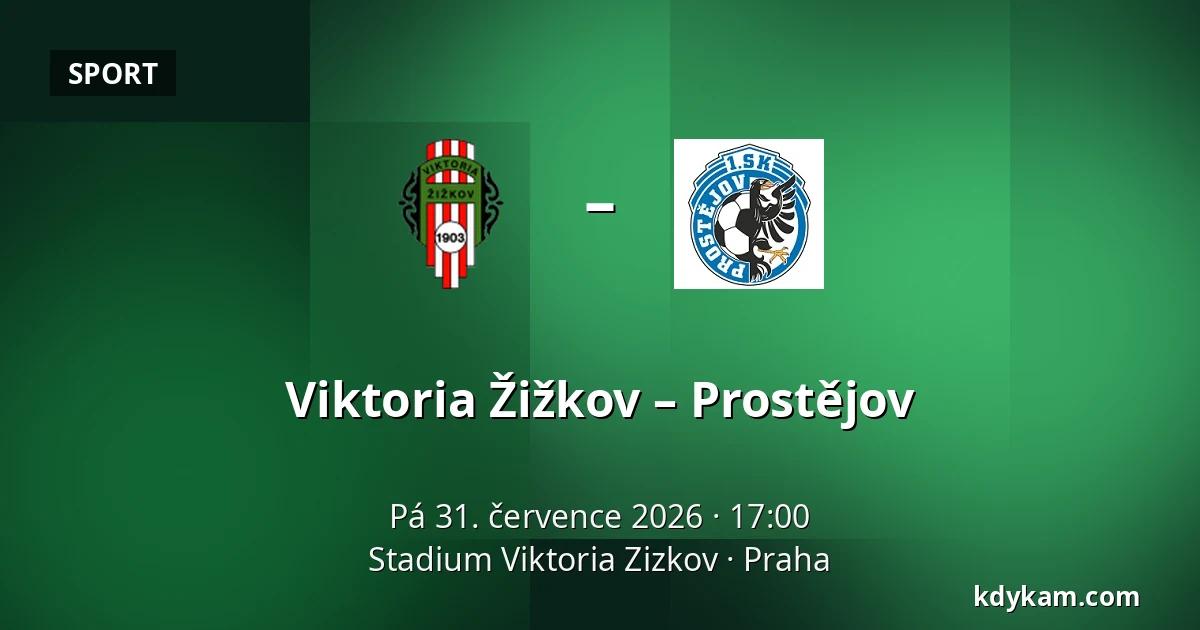 Viktoria Žižkov – Prostějov — Stadium Viktoria Zizkov, Praha