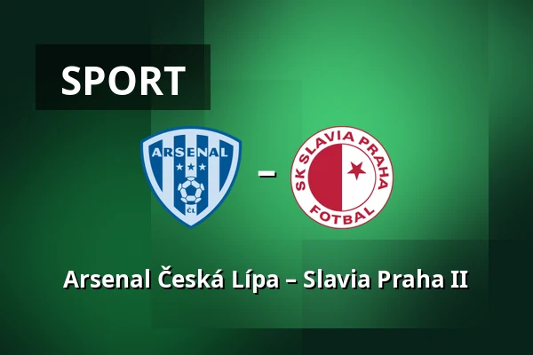 Arsenal Česká Lípa – Slavia Praha II — Novy Bor Football Stadium, Praha