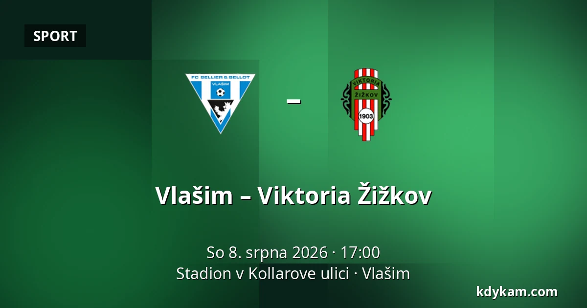 Vlašim – Viktoria Žižkov — Stadion v Kollarove ulici, Vlašim