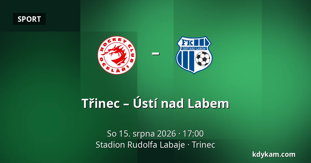 Třinec – Ústí nad Labem — Stadion Rudolfa Labaje, Trinec
