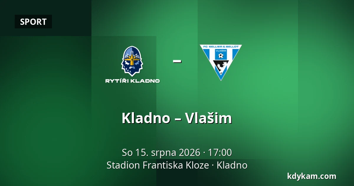 Kladno – Vlašim — Stadion Frantiska Kloze, Kladno