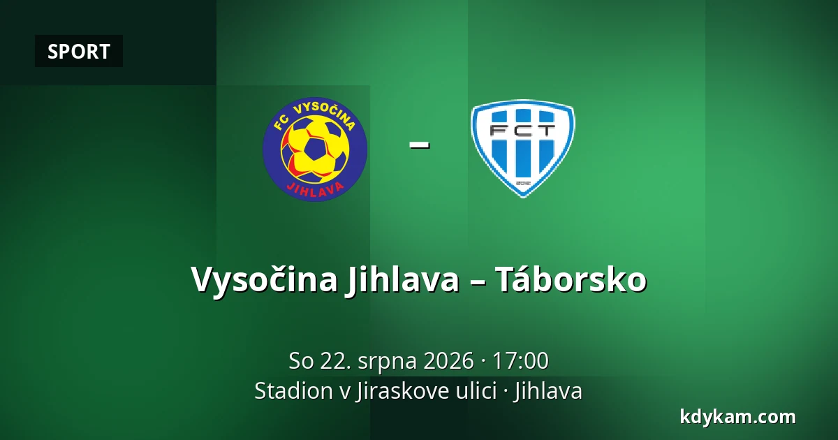 Vysočina Jihlava – Táborsko — Stadion v Jiraskove ulici, Jihlava