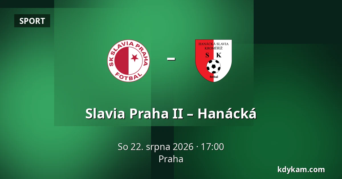 Slavia Praha II – Hanácká — Praha
