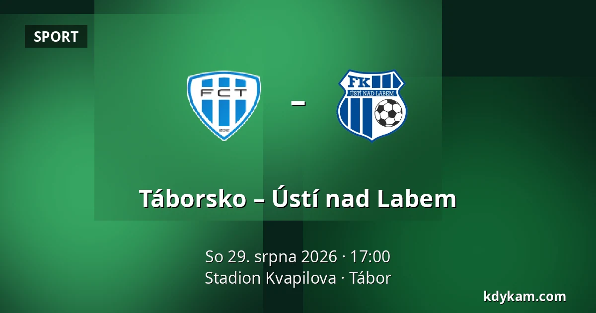 Táborsko – Ústí nad Labem — Stadion Kvapilova, Tábor
