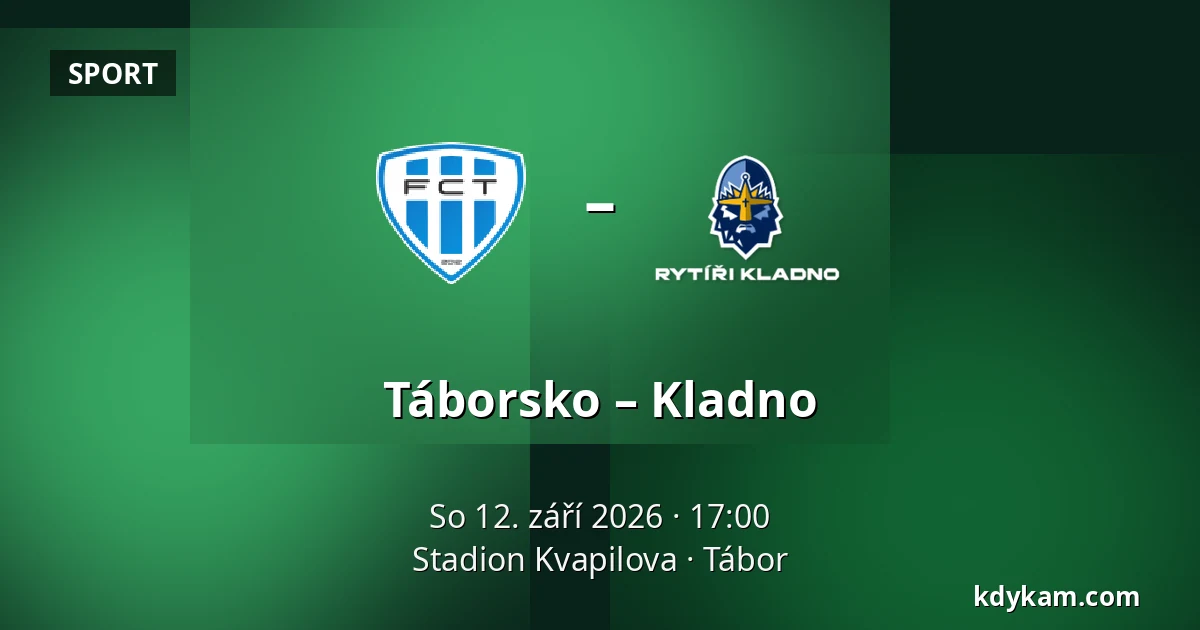 Táborsko – Kladno — Stadion Kvapilova, Tábor