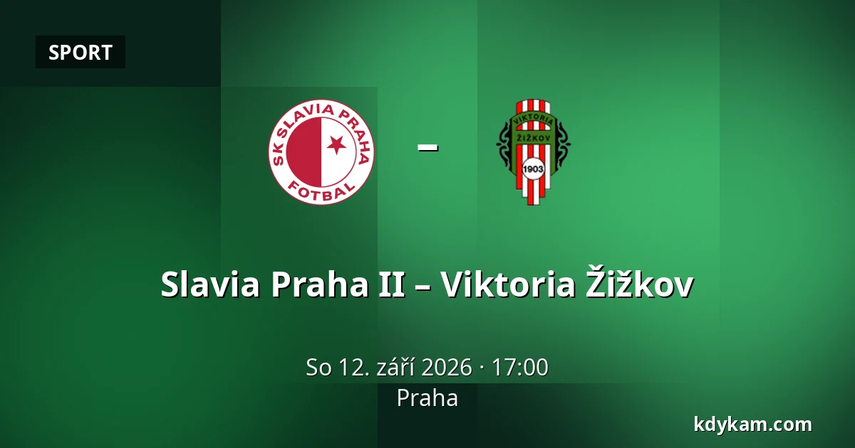 Slavia Praha II – Viktoria Žižkov — Praha