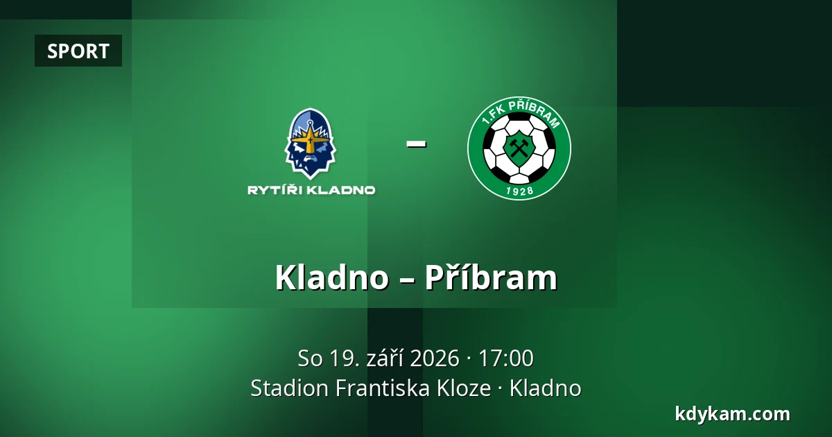 Kladno – Příbram — Stadion Frantiska Kloze, Kladno
