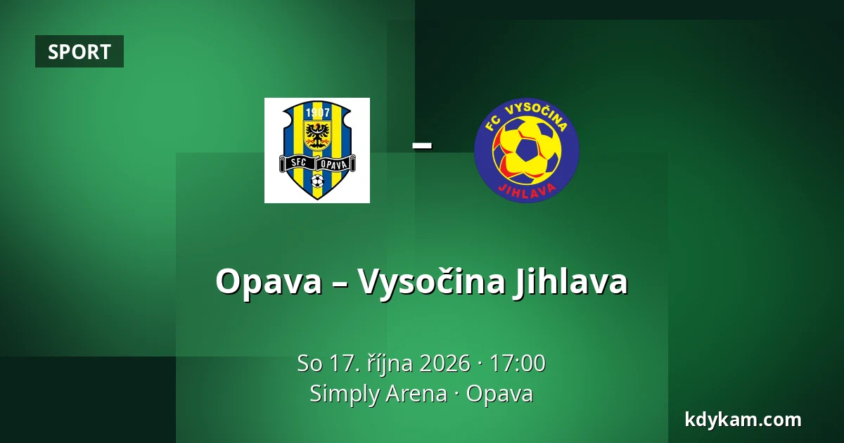 Opava – Vysočina Jihlava — Simply Arena, Opava