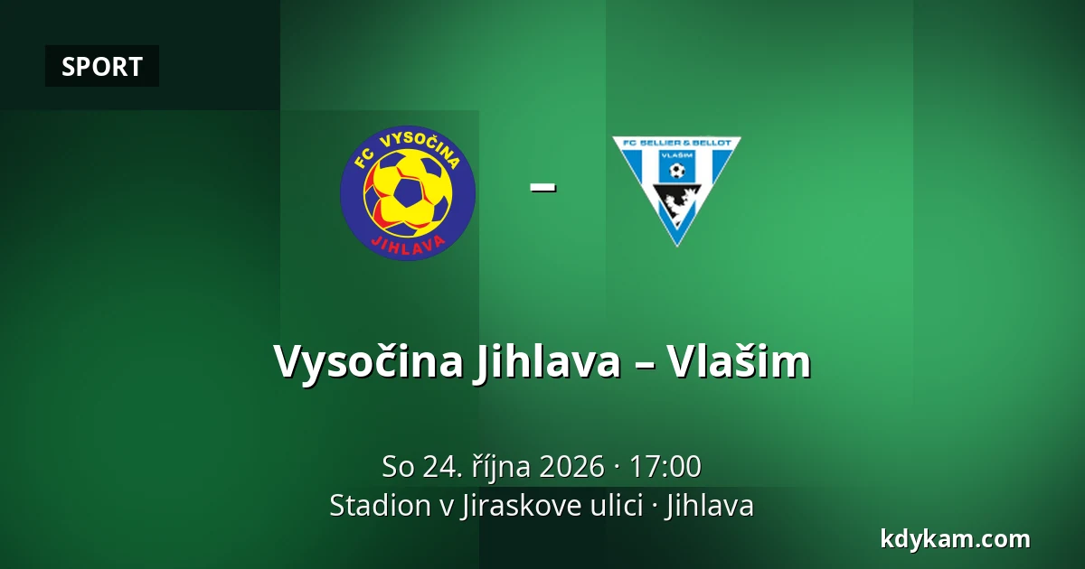 Vysočina Jihlava – Vlašim — Stadion v Jiraskove ulici, Jihlava