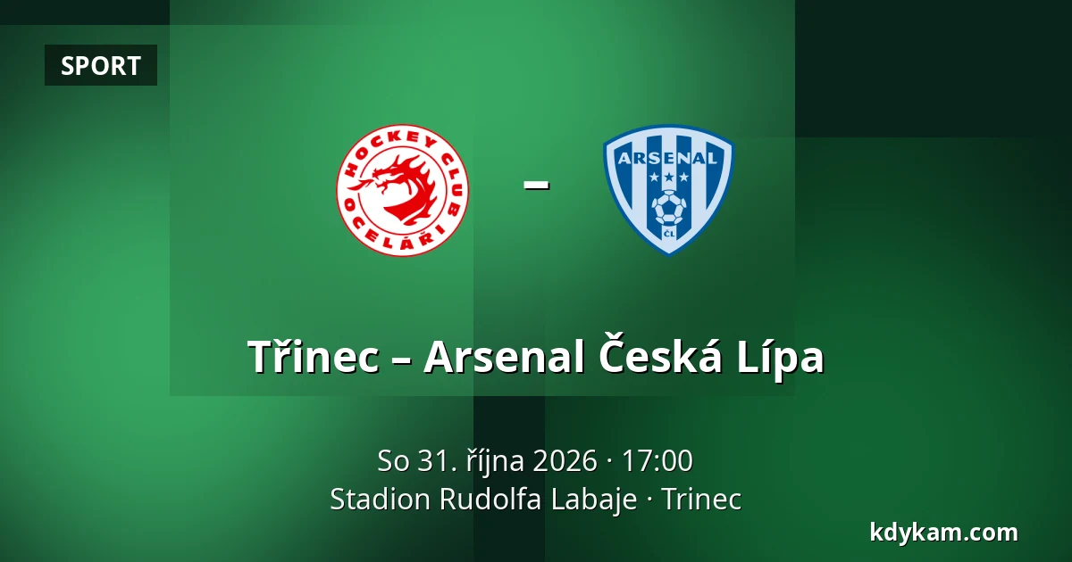 Třinec – Arsenal Česká Lípa — Stadion Rudolfa Labaje, Trinec