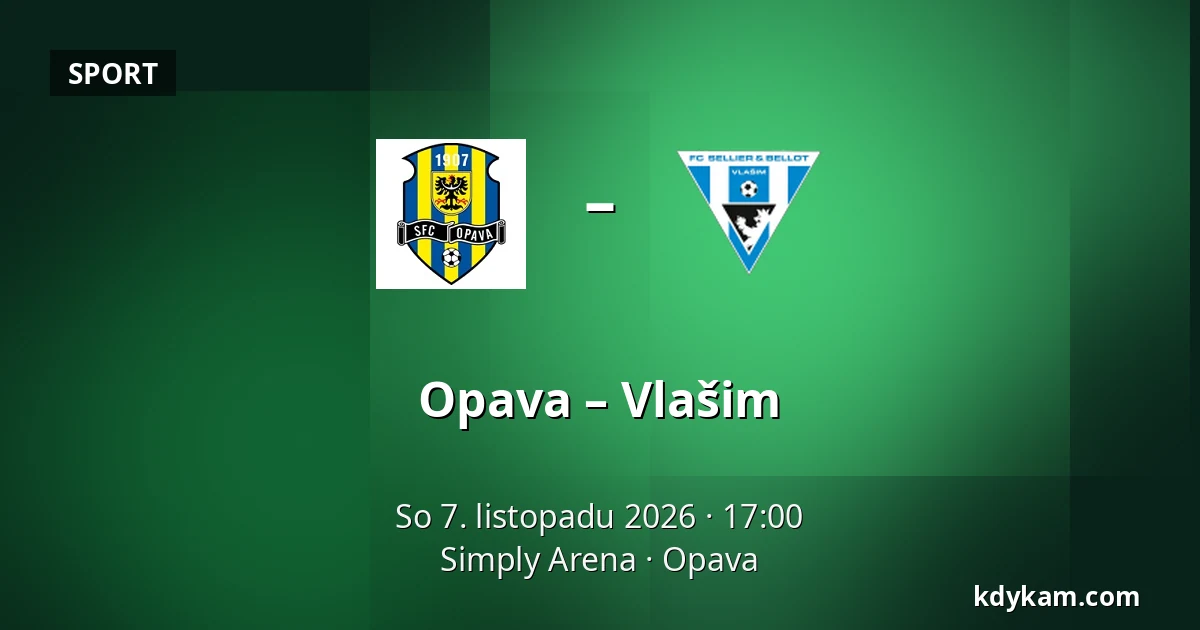 Opava – Vlašim — Simply Arena, Opava