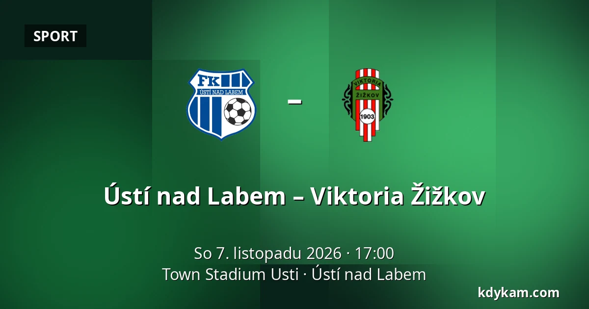Ústí nad Labem – Viktoria Žižkov — Town Stadium Usti, Ústí nad Labem