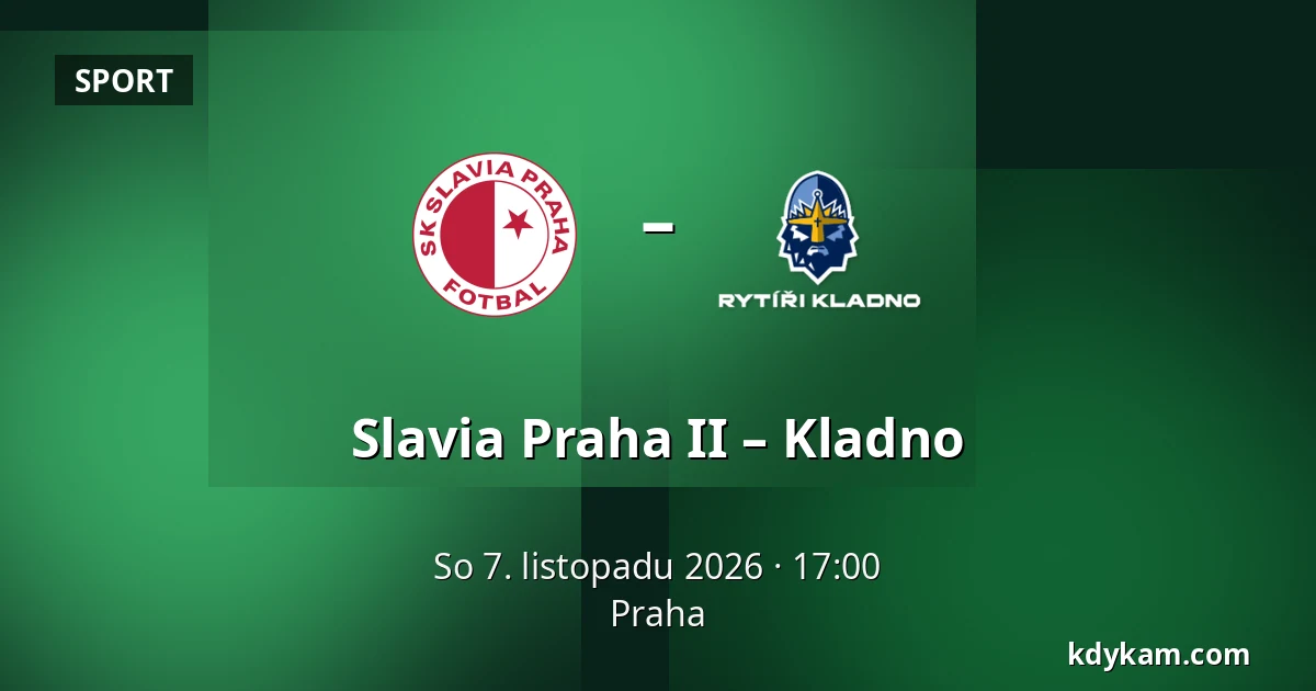 Slavia Praha II – Kladno — Praha