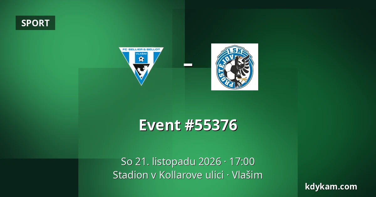 Vlašim – Prostějov — Stadion v Kollarove ulici, Vlašim