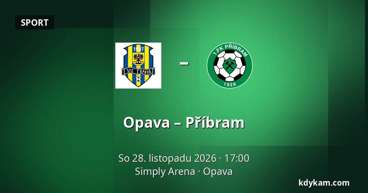 Opava – Příbram — Simply Arena, Opava