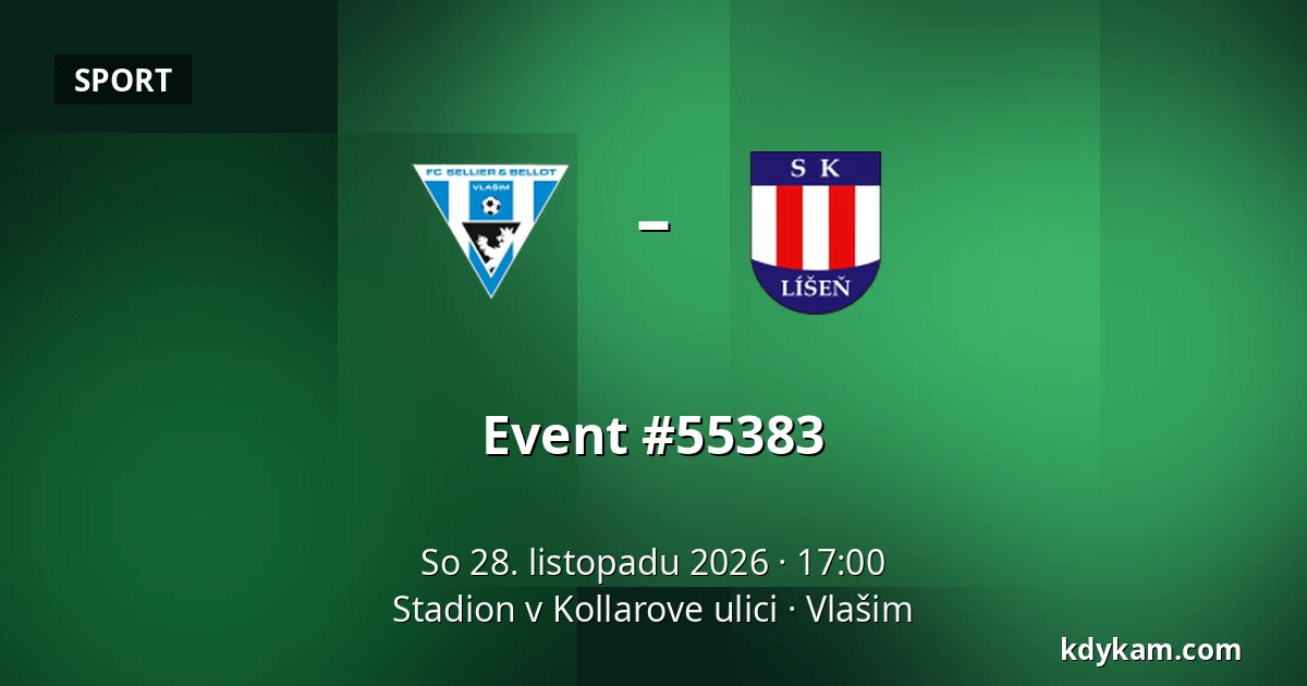 Vlašim – Karviná — Stadion v Kollarove ulici, Vlašim