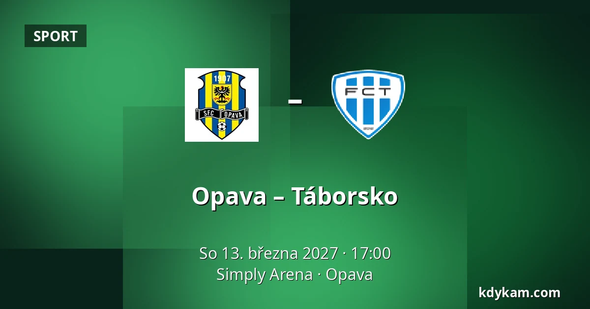Opava – Táborsko — Simply Arena, Opava
