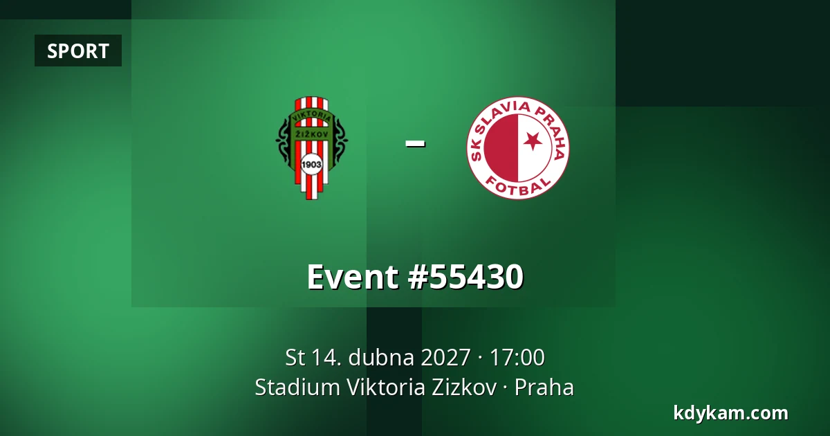 Viktoria Žižkov – Slavia Praha II — Stadium Viktoria Zizkov, Praha