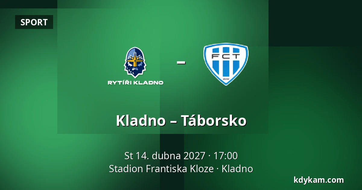 Kladno – Táborsko — Stadion Frantiska Kloze, Kladno
