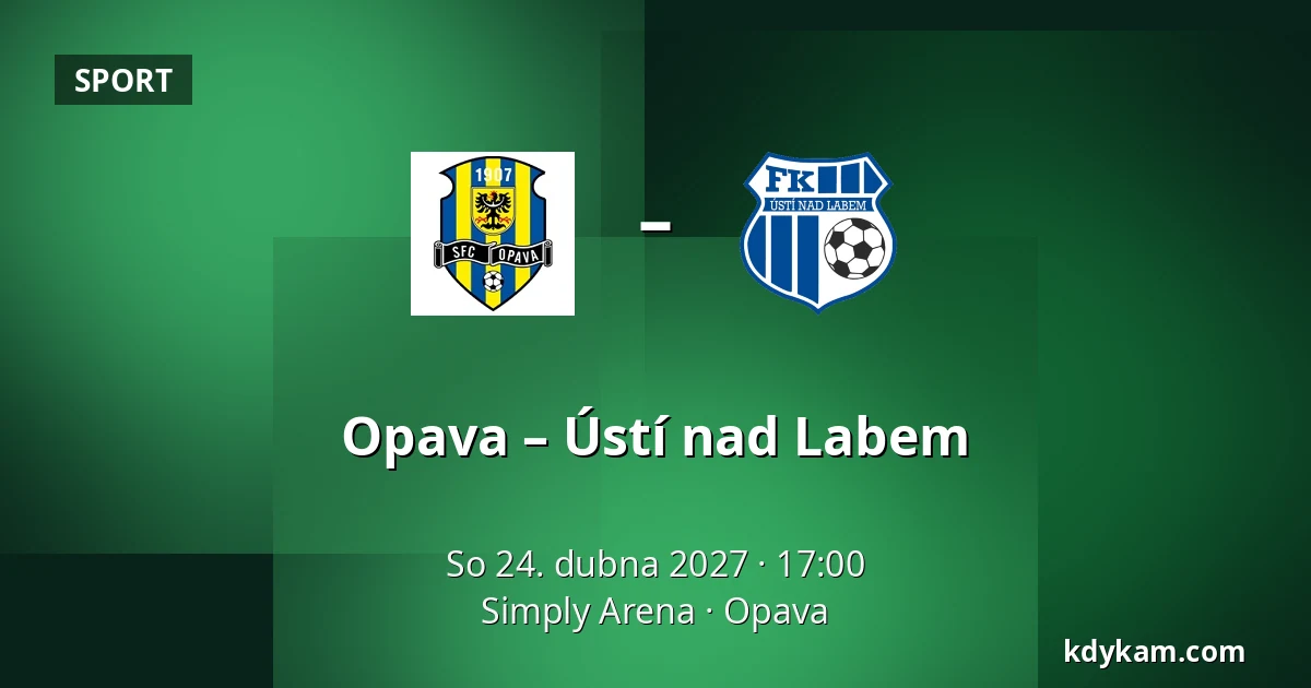 Opava – Ústí nad Labem — Simply Arena, Opava