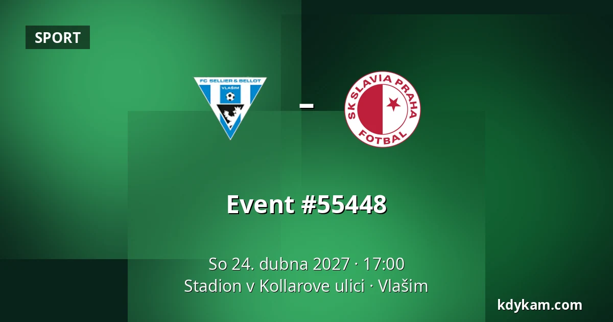 Vlašim – Slavia Praha II — Stadion v Kollarove ulici, Vlašim