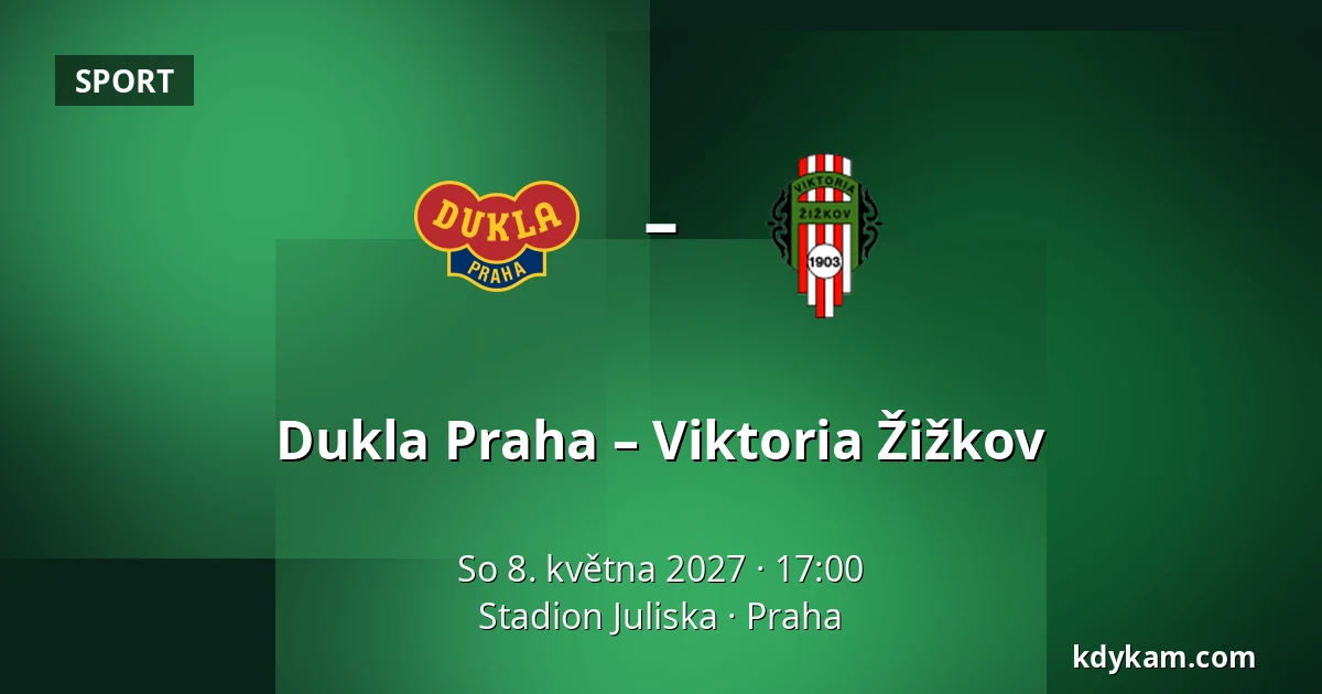 Dukla Praha – Viktoria Žižkov — Stadion Juliska, Praha