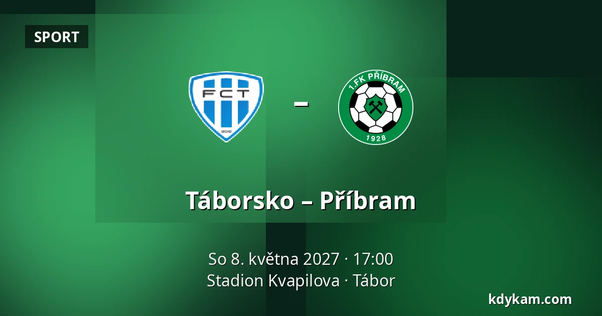Táborsko – Příbram — Stadion Kvapilova, Tábor