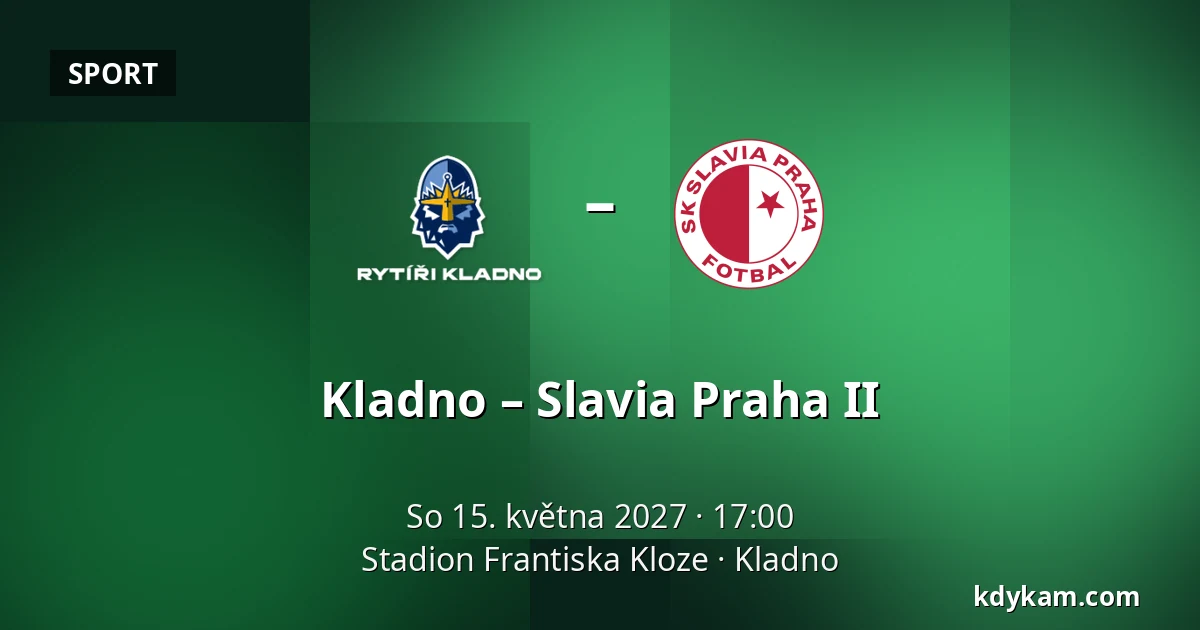 Kladno – Slavia Praha II — Stadion Frantiska Kloze, Kladno