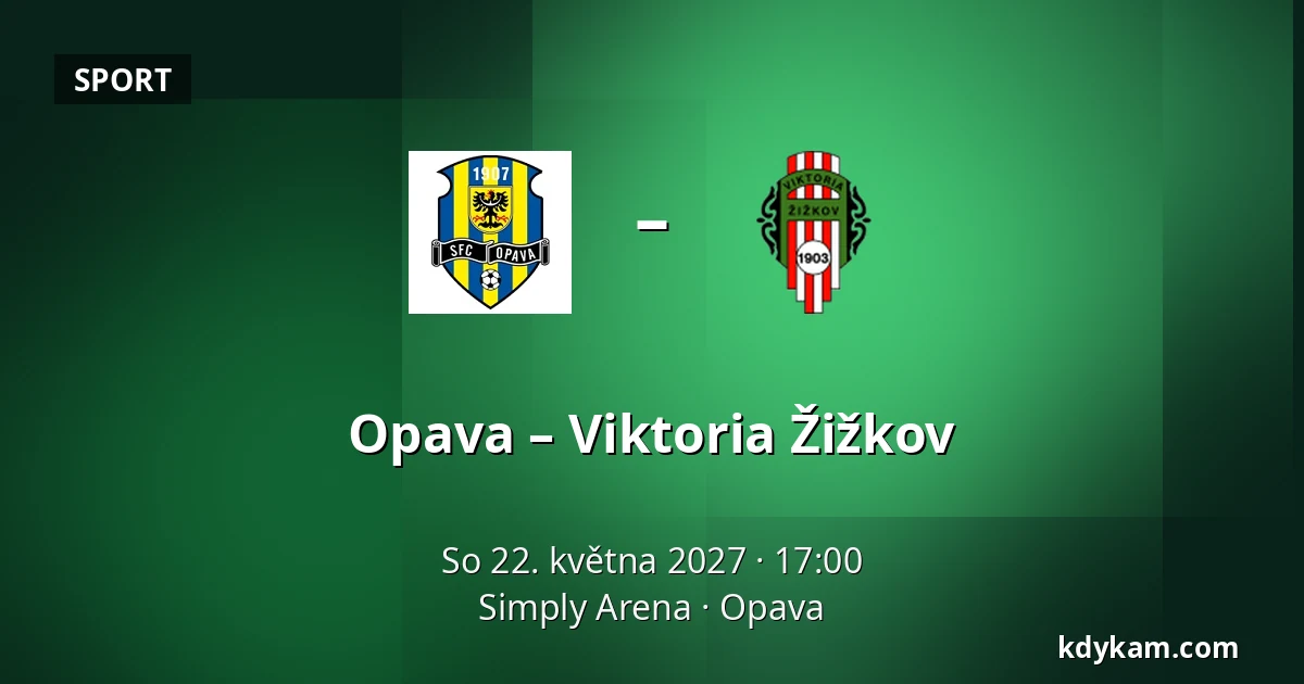 Opava – Viktoria Žižkov — Simply Arena, Opava