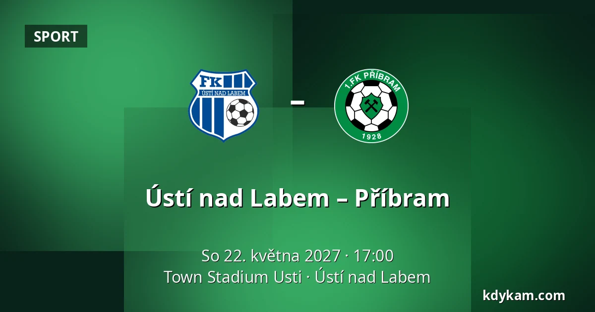 Ústí nad Labem – Příbram — Town Stadium Usti, Ústí nad Labem