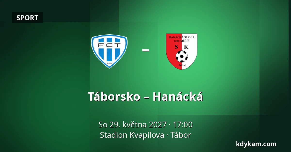 Táborsko – Hanácká — Stadion Kvapilova, Tábor