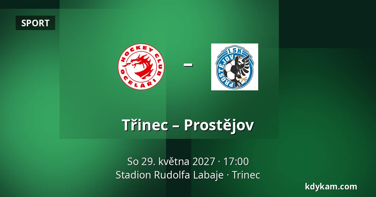Třinec – Prostějov — Stadion Rudolfa Labaje, Trinec
