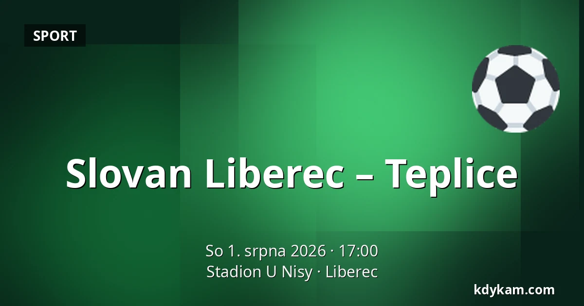 Slovan Liberec – Teplice — Stadion U Nisy, Liberec