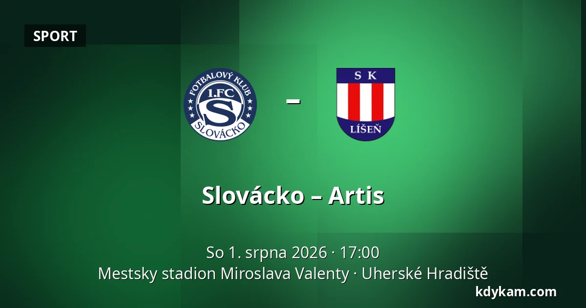 Slovácko – Artis — Mestsky stadion Miroslava Valenty, Uherské Hradiště