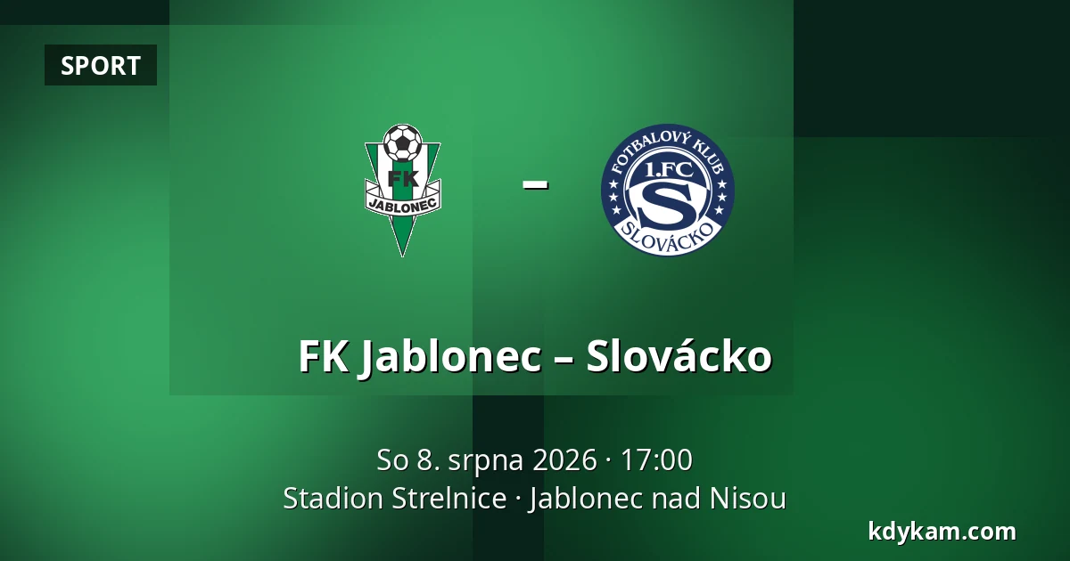 FK Jablonec – Slovácko — Stadion Strelnice, Jablonec nad Nisou